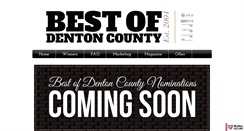 Desktop Screenshot of bestofdentoncounty.com